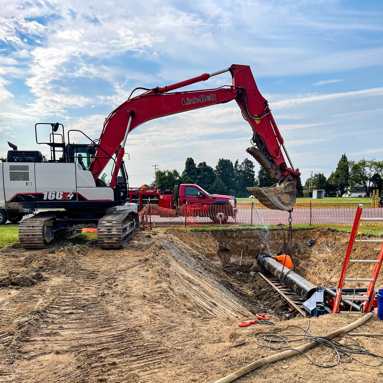 Pax River crew and casing installation